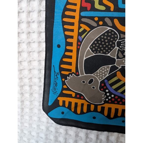 Balarinji Koala Bear Scarf by Fresca Australia Multicolor 26 x 26 inches - Picture 3 of 6